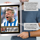 Jan Paul van Hecke Signed Autographed Poster Print – Brighton & Hove Albion FC & Netherlands Football Memorabilia – Gift for Fans & Collectors