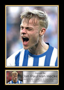 Jan Paul van Hecke Signed Autographed Poster Print – Brighton & Hove Albion FC & Netherlands Football Memorabilia – Gift for Fans & Collectors
