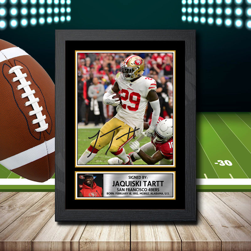 Jaquiski Tartt – Printed Signature NFL Star Print – Jaquiski Tartt