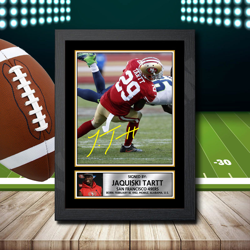 Jaquiski Tartt 2 – Printed Signature NFL Star Print – Jaquiski Tartt 2