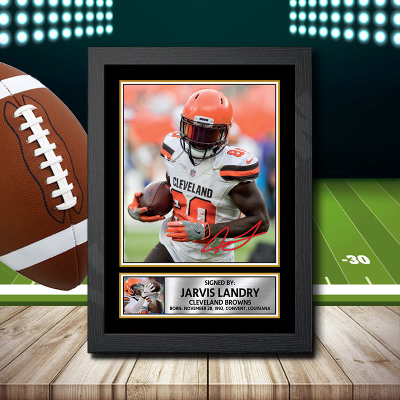 Jarvis Landry – Printed Signature NFL Star Print – Jarvis Landry
