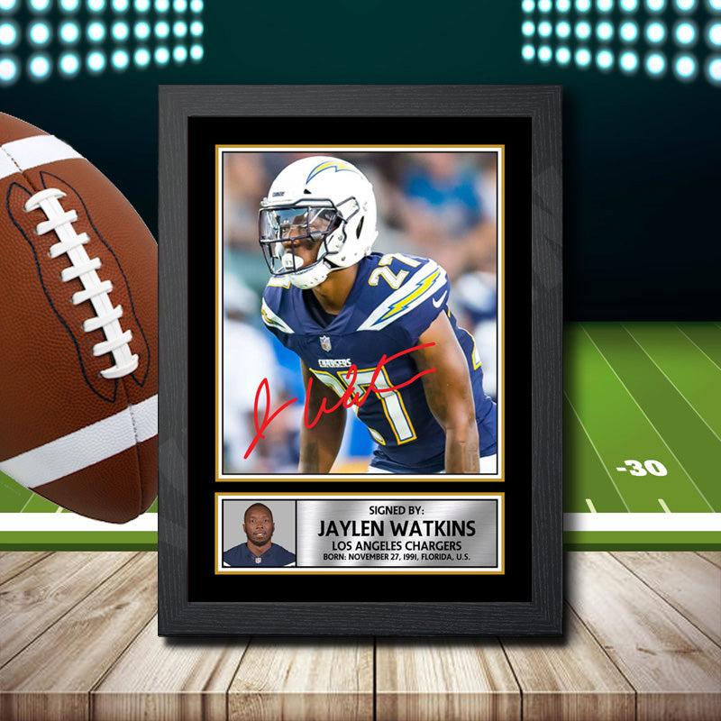 Jaylen Watkins 2 – Printed Signature NFL Star Print – Jaylen Watkins 2