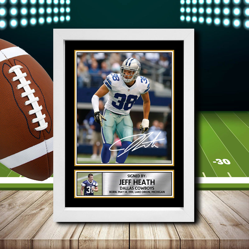 Jeff Heath – Printed Signature NFL Star Print – Jeff Heath
