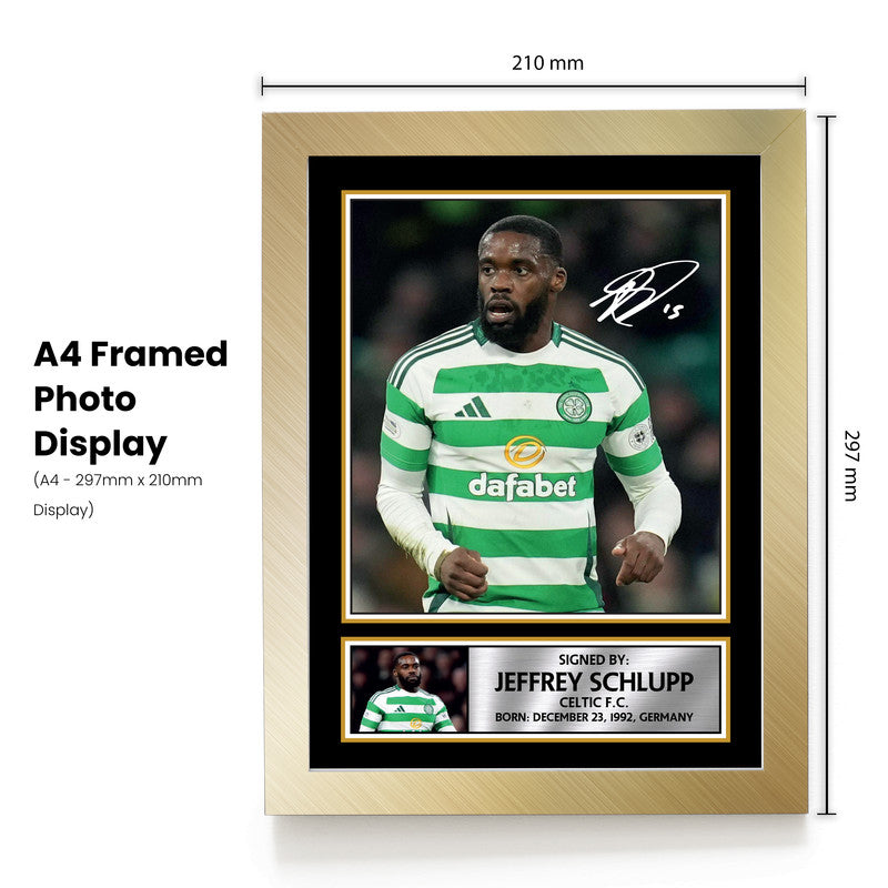 Jeffrey Schlupp Signed Autograph Poster Print – Crystal Palace FC Wall Art – Gift for Football Fans
