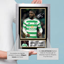 Jeffrey Schlupp Signed Autograph Poster Print – Crystal Palace FC Wall Art – Gift for Football Fans