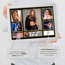 Jennifer Lopez Singers Framed Autographed Print - Limited Edition Autograph Fan Gift – Collectible Memorabilia Merchandise