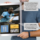 Jérémy Doku Printed Signed Poster – Manchester City FC & Belgium Midfielder Tribute Wall Art with Jersey & Bio Plaque – Premier League Football Memorabilia for Fans & Collectors