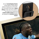 Jérémy Doku Printed Signed Poster – Manchester City FC & Belgium Midfielder Tribute Wall Art with Jersey & Bio Plaque – Premier League Football Memorabilia for Fans & Collectors