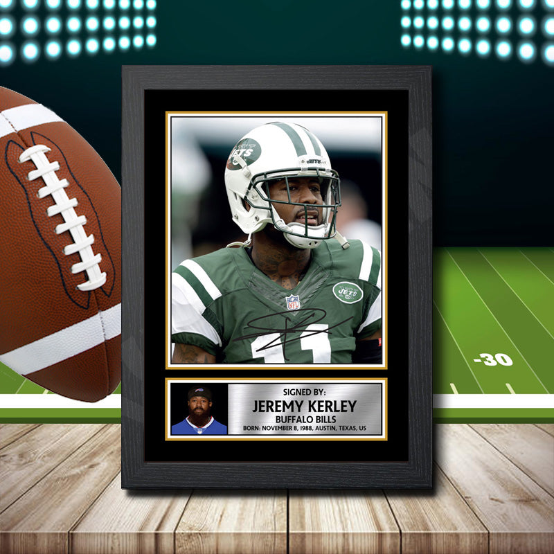 Jeremy Kerley 2 – Printed Signature NFL Star Print – Jeremy Kerley 2