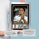 Jess Carter Poster Print – England Lionesses Defender & Gotham FC Star  – Framed or Unframed – Gift for Women’s Football Fans