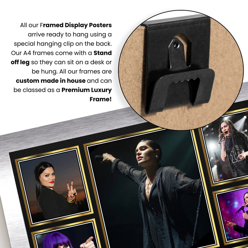 Jessie J Singers Framed Autographed Print - Limited Edition Autograph Fan Gift – Collectible Memorabilia Merchandise