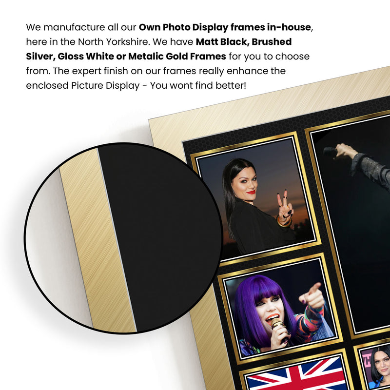 Jessie J Singers Framed Autographed Print - Limited Edition Autograph Fan Gift – Collectible Memorabilia Merchandise