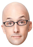 Jim Rash Celebrity Face Mask Fancy Dress Cardboard Costume Mask