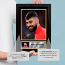 Joško Gvardiol Signed Autographed Portrait Poster Print – Croatia & Manchester City F.C. Defender – Football Memorabilia Gift for Fans & Collectors