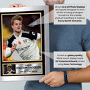 Joachim Andersen Signed Autograph Poster Print – Fulham F.C. – Denmark Football Memorabilia – Gift for Fans & Collectors