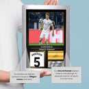 Joachim Andersen Signed Football Memorabilia – Framed Autograph Display with Fulham & Denmark Tribute – Collector’s Gift