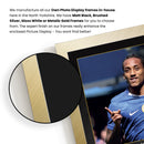 João Pedro Printed Signed Poster – Chelsea FC & Brazil Forward Tribute Wall Art with Jersey & Bio Plaque – Premier League Football Memorabilia for Fans & Collectors