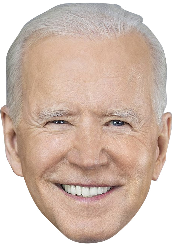 Joe Biden Celebrity Face Mask Fancy Dress Cardboard Costume Mask