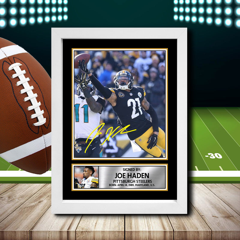 Joe Haden 2 – Printed Signature NFL Star Print – Joe Haden 2