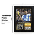 Joël Veltman Signed Football Memorabilia – Framed Autograph Display with Brighton & Netherlands Tribute – Collector’s Gift