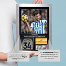 Joël Veltman Signed Football Memorabilia – Framed Autograph Display with Brighton & Netherlands Tribute – Collector’s Gift