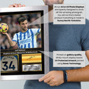 Joël Veltman Signed Football Memorabilia – Framed Autograph Display with Brighton & Netherlands Tribute – Collector’s Gift