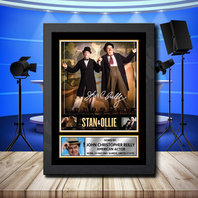 John C. Reilly 3 Printed Signature Television Star Poster Print Framed Wall Art Gift – John C. Reilly 3 Printed Signature Television Star Poster Print