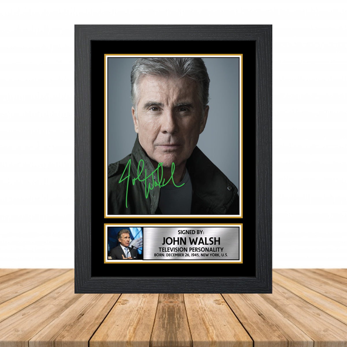 John Walsh M863 Television Printed Signature Poster Print Gift
