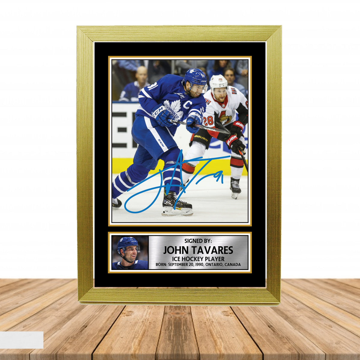 John Tavares 2 Ice Hockey Printed Signature Poster Print Gift