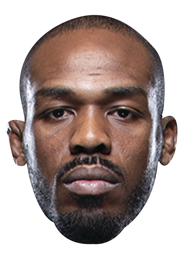 Jon Bones Jones MMA Celebrity Face Mask Fancy Dress Cardboard Costume Mask