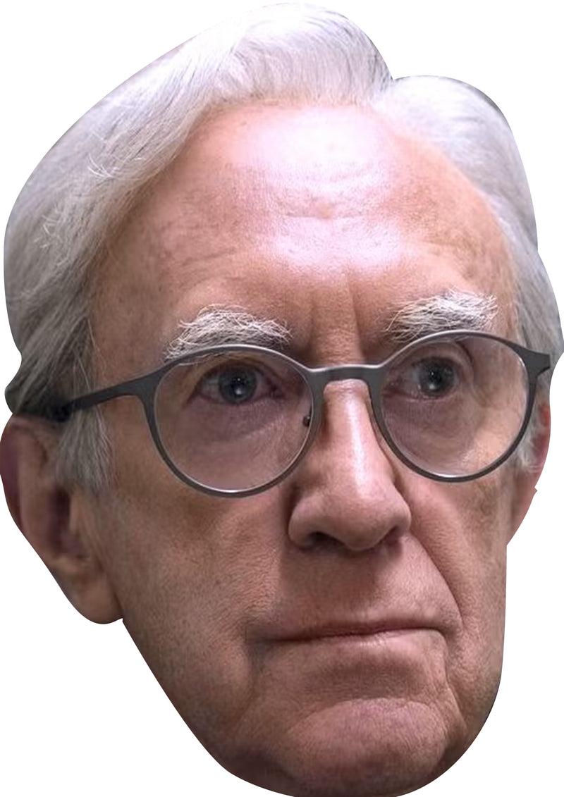 Jonathan Pryce - Mike Evans - The 3 Body Problem Celebrity Face Mask Fancy Dress Cardboard Costume Mask