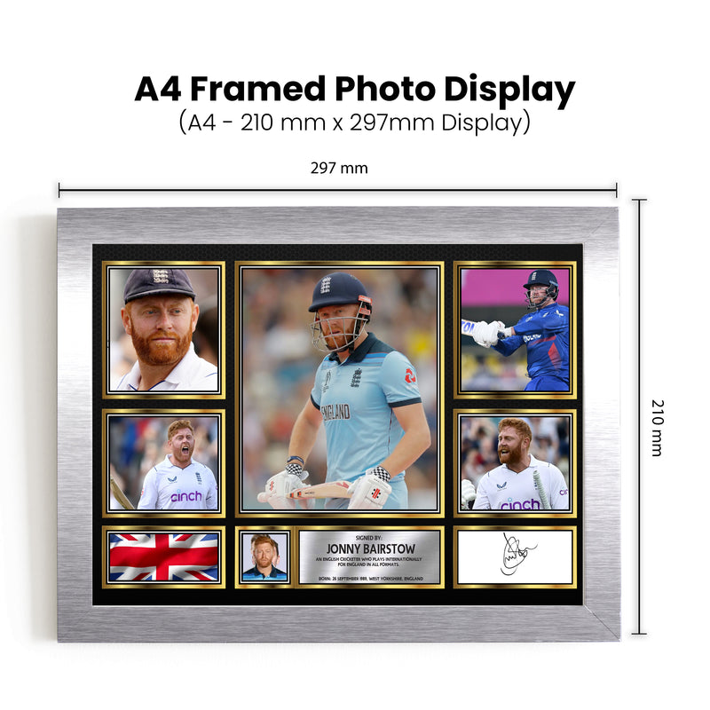 Jonny Bairstow - Signed Autographed Cricket Star Print