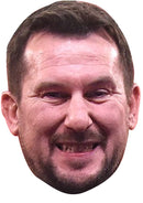 Jonny Clayton - Darts Face Mask Fancy Dress Cardboard Costume Mask