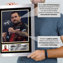 Jonny Clayton Darts Poster Print – The Ferret Welsh Professional Darts Player Signature Style Wall Art – PDC Darts Memorabilia Gift for Fans and Collectors