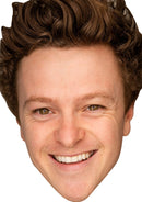 Jonny Weldon Celebrity Face Mask Fancy Dress Cardboard Costume Mask