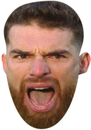 José Sá Wolves Face Mask – Wolverhampton Wanderers Football Player Celebrity Card Mask – Celebrity Mask for Stag Do, Hen Night, Fancy Dress & Costume Parties – Funny Adult Card Mask
