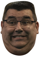 José de Sousa - Darts Face Mask Fancy Dress Cardboard Costume Mask