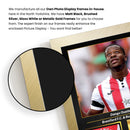 Dango Ouattara Printed Signed Poster – Brentford FC & Burkina Faso Midfielder Tribute Wall Art with Jersey & Bio Plaque – Premier League Football Memorabilia for Fans & Collectors