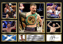 Josh Taylor top boxer Autographed Print Landscape