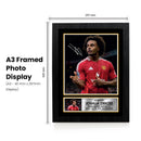 Joshua Zirkzee Signed Poster Print – Manchester United Tribute Wall Art with Autograph Panel – Dutch Striker Memorabilia for Fans & Collectors