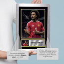 Joshua Zirkzee Signed Poster Print – Manchester United Tribute Wall Art with Autograph Panel – Dutch Striker Memorabilia for Fans & Collectors