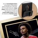 Joshua Zirkzee Signed Poster Print – Manchester United Tribute Wall Art with Autograph Panel – Dutch Striker Memorabilia for Fans & Collectors