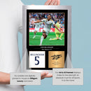 Jude Bellingham Signed Poster Print – Real Madrid CF Midfield Star Tribute Wall Art with Signature & Jersey Number 5 – England Football Memorabilia for La Liga Fans & Collectors