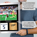 Jude Bellingham Signed Poster Print – Real Madrid CF Midfield Star Tribute Wall Art with Signature & Jersey Number 5 – England Football Memorabilia for La Liga Fans & Collectors