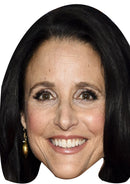 Julia Louis-Dreyfus - Seinfeld Celebrity Face Mask Fancy Dress Cardboard Costume Mask