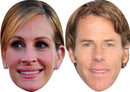 Julia Roberts and Danny Moder Celebrity Couple Party Face Mask Pack