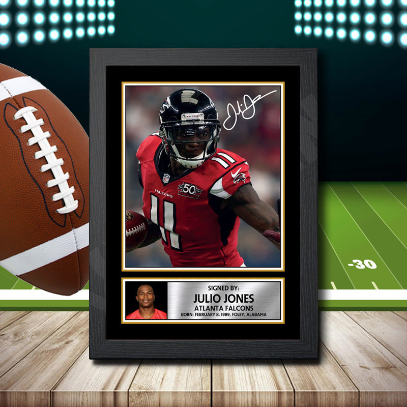 Julio Jones 2 – Printed Signature NFL Star Print – Julio Jones 2