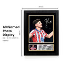 Julian Alvarez Signed Poster Print – Atlético Madrid Tribute Wall Art with Autograph Panel – Argentina Striker Memorabilia for Fans & Collectors