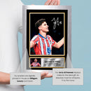 Julián Álvarez Signed Autograph Poster Print – Manchester City & Argentina Star – Gift for Football Fans
