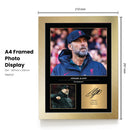 Jürgen Klopp Signed Poster Print – Liverpool FC Manager Tribute Wall Art with Signature Panel – German Football Icon Memorabilia for Fans & Collectors